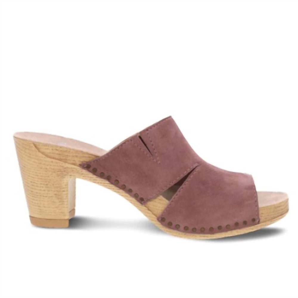 Women’s Tandi Heeled Clog In Rose