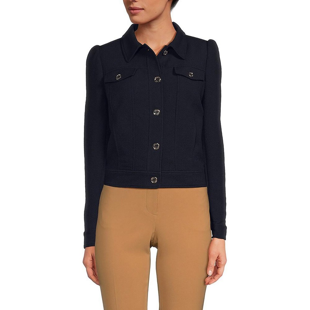 Shoulder Pads Solid Soft Shell Jacket