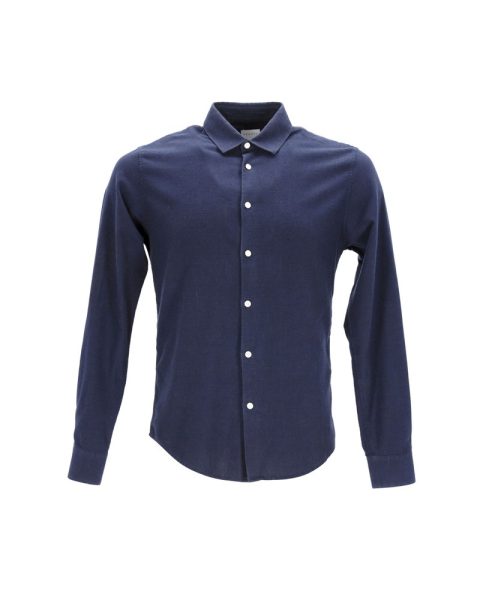 Sandro Paris Casual Shirt in Navy Cotton 7748678352956