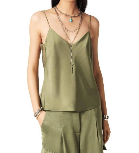 Clarisse Top In Kaki
