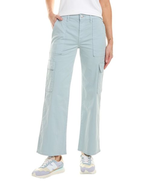 HUDSON Jeans Rosalie Light Grey High-Rise Wide Leg Jean