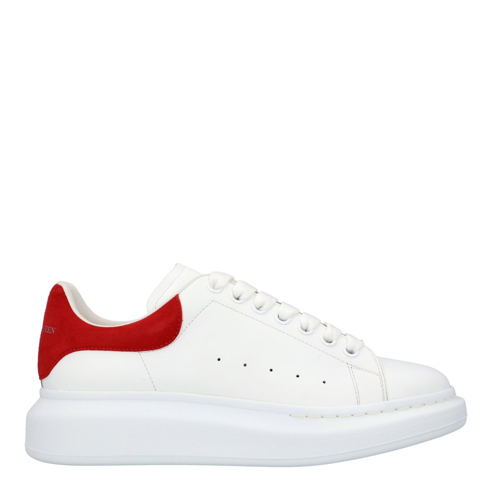 Alexander McQueen Men’s Oversized Sneaker ‘Larry’ in White/red
