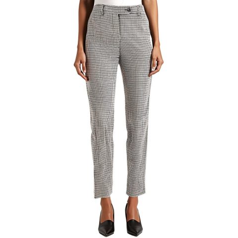 Plaid Straight Leg Pants