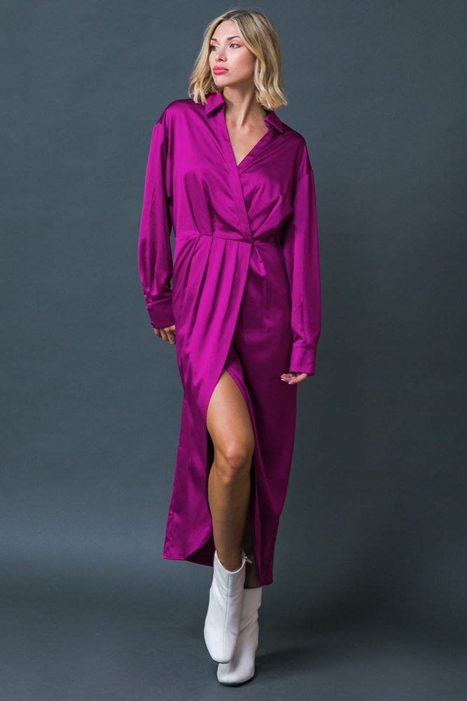 TOO GOOD TO BE TRUE WOVEN MIDI DRESS