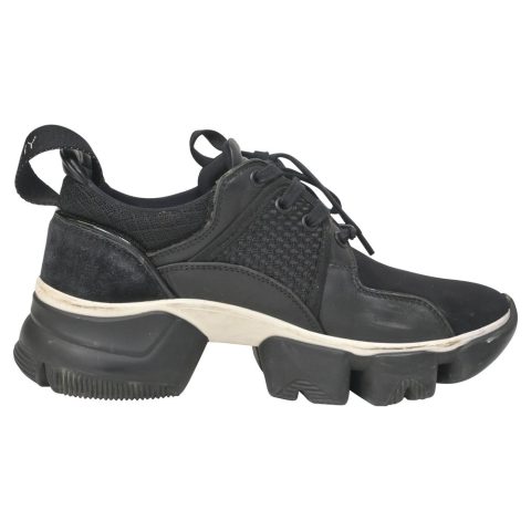 Givenchy Jaw Low Top Chunky Sneakers in Black Leather 7748686970940