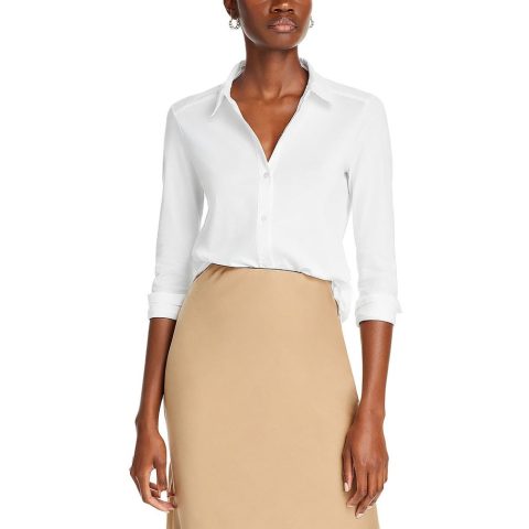 Riduro C Cotton Button-Down Top