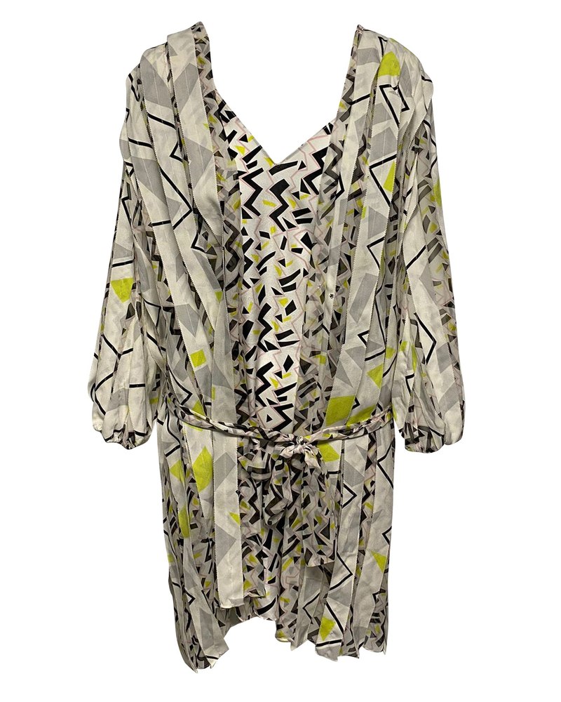Diane Von Furstenberg MarMara Dress in Multicolor Silk 7748690772028
