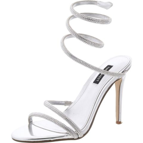 Maskil 2 Rhinestone Ankle Strap Heels