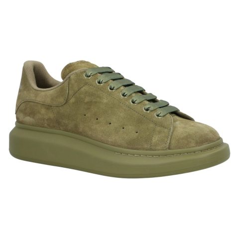 Alexander McQueen Men’s Oversized Sneaker ‘Larry’ in olive green