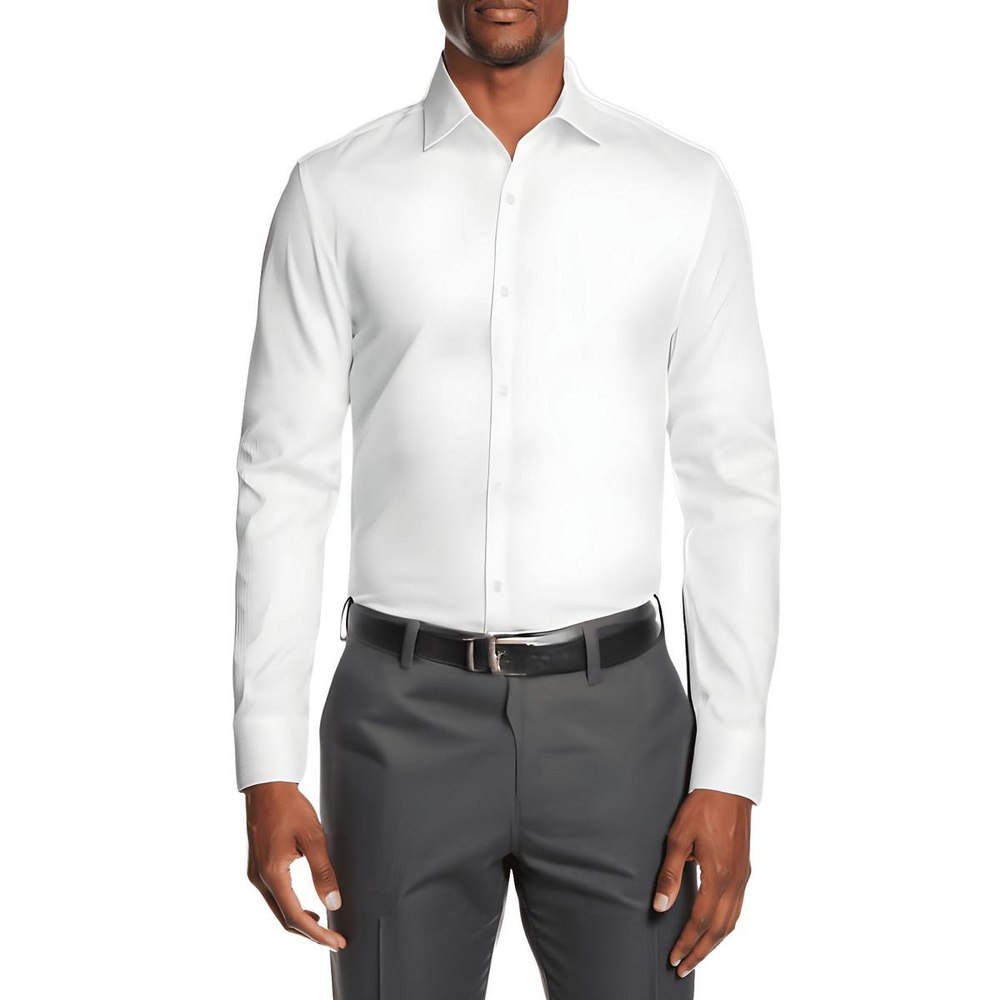 Collar French Cuff Button-Down Shirt