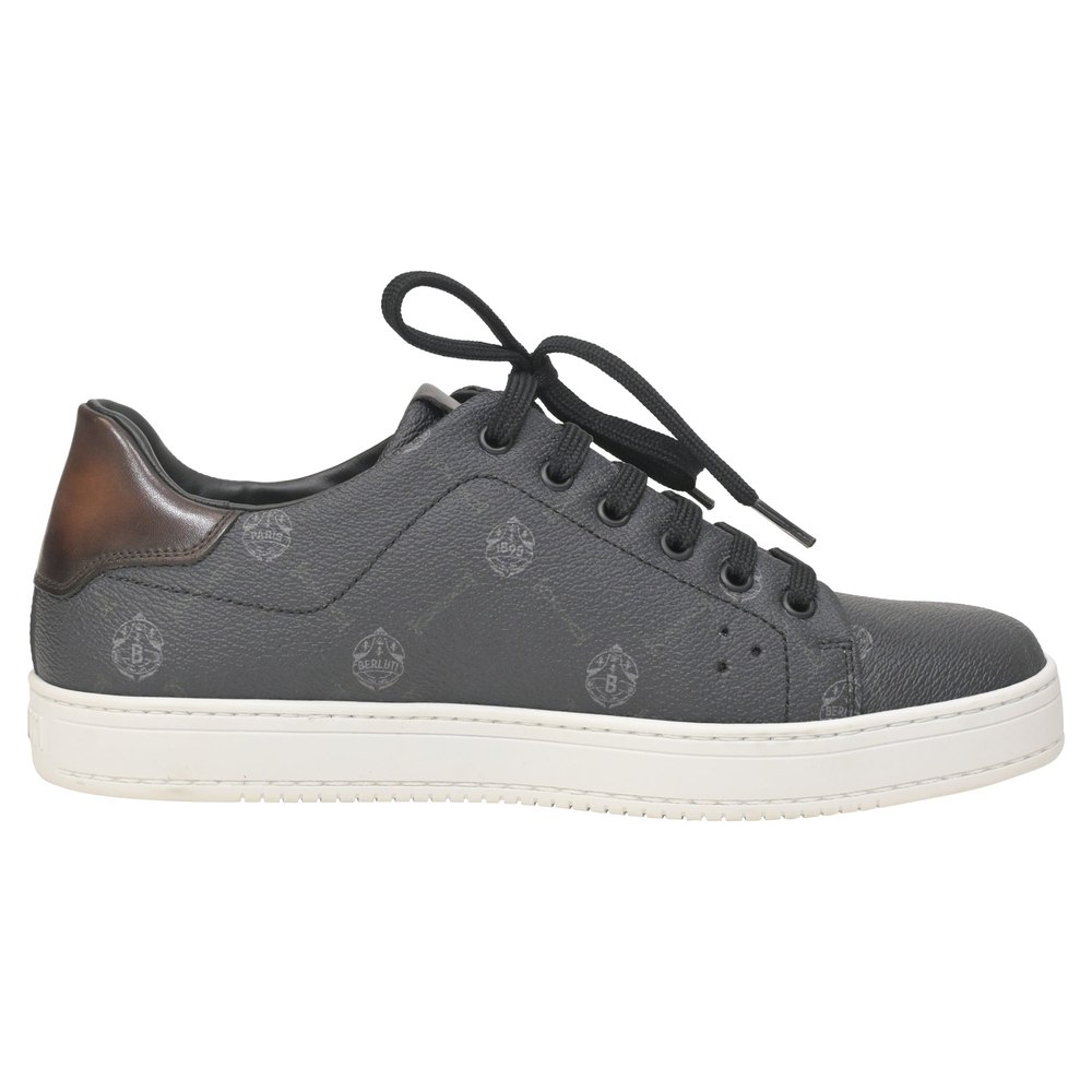 Berluti Playtime Sneakers in Grey Coated Canvas 7748692082748