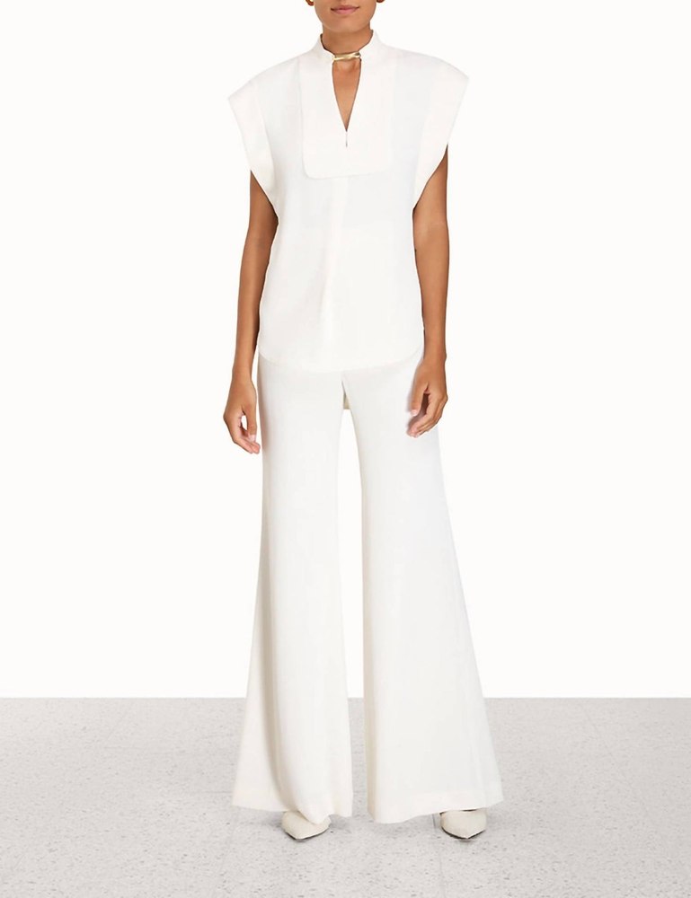 Women’s Flare Pants In Cream