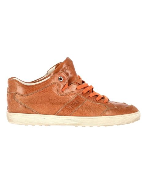 Tod’s Low Top Sneakers in Brown Leather 7748694900796