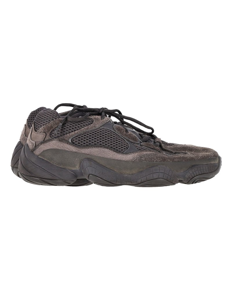 Yeezy x Adidas 500 ‘Granite’ Sneakers in Grey Suede and Mesh 7748696342588