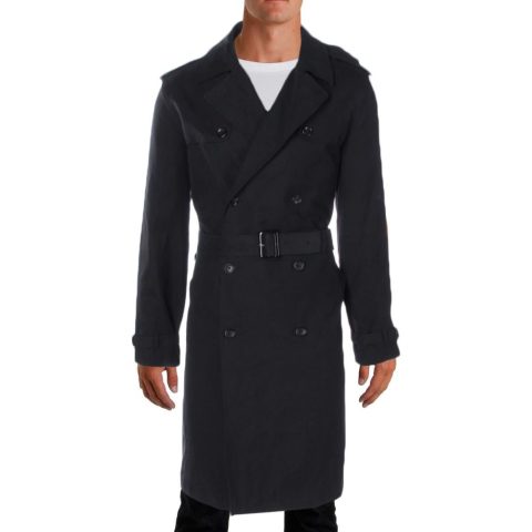 Plymouth Twill Belted Double Breasted Trench Coat