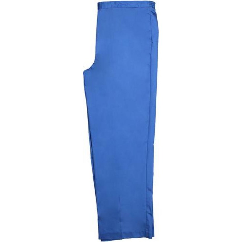 Stretch Cotton Straight Leg Pants
