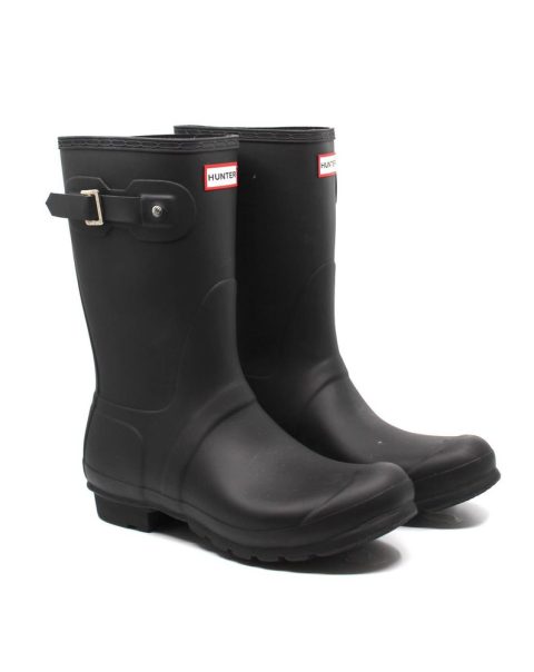 Women’s Original Short Matte Rain Boots In Black