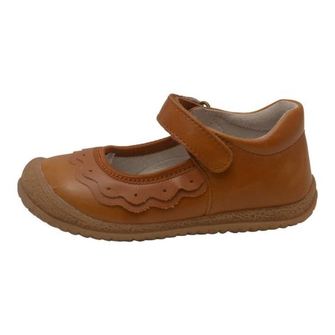 Girls Gold Leather Ruffle Mary Jane Shoes 4 Baby-12 Kids