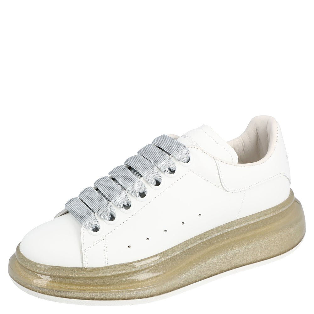 Alexander McQueen Womens Oversized Sneaker ‘Larry’ in White