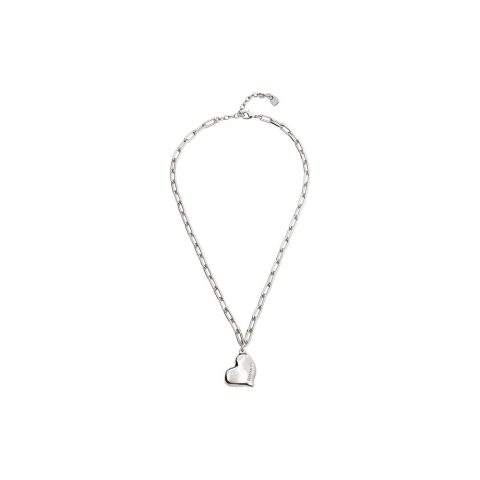 Heartbeat Necklace In Silver