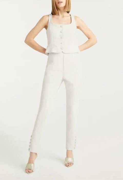 Rowena Pant In White