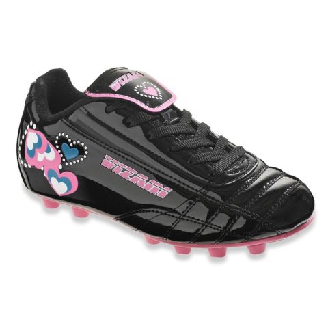 Vizari Kids’ Shiny Retro Hearts Firm Ground Soccer Shoes