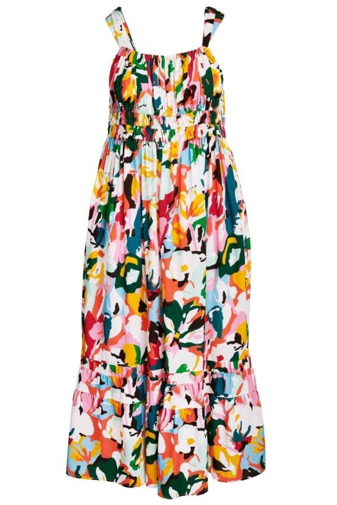 Whitner Dress In Technicolor