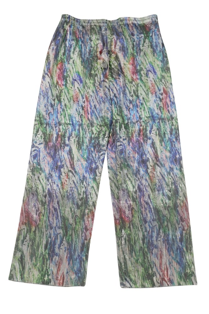 Giorgio Armani Straight-Leg Pants in Multicolor Polyester 7748709449788