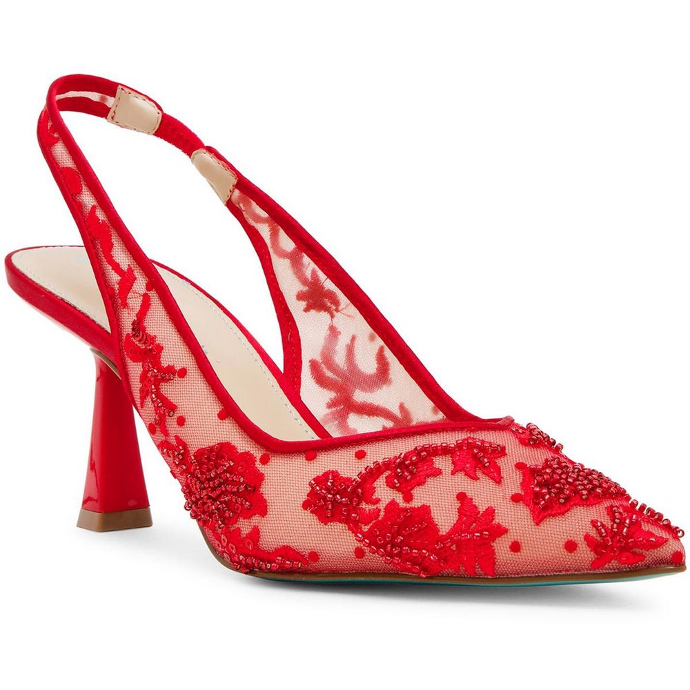 NIKKI Cushioned Footbed Laceless Slingback Heels