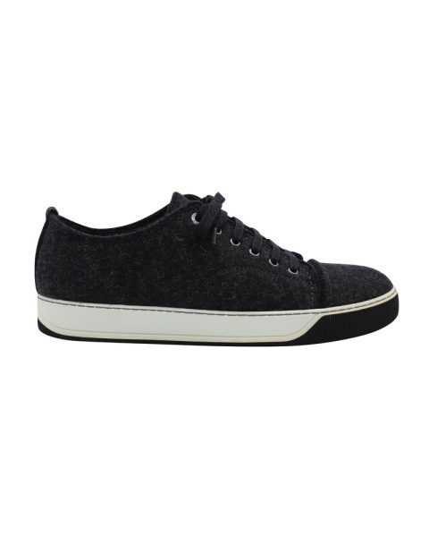 Lanvin DDB1 Sneakers in Black Wool 7748711579708