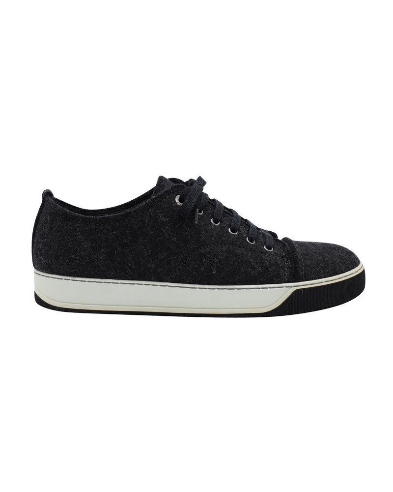 Lanvin DDB1 Sneakers in Black Wool 7748711579708