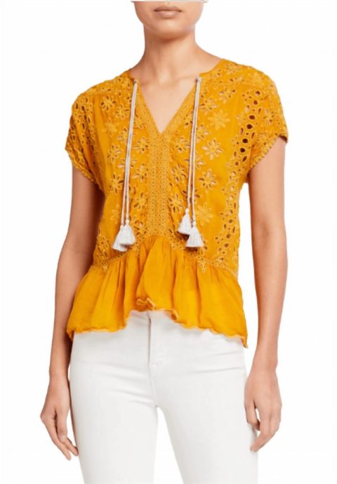 Leith Top In Persimmon