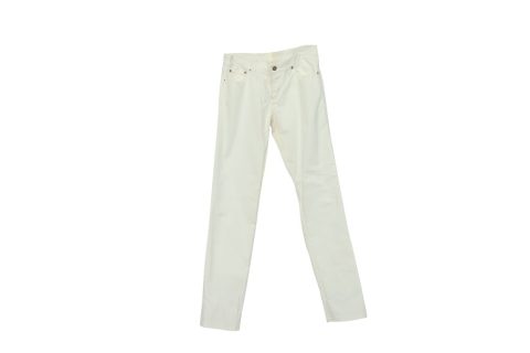 Iceberg x The Simpsons Embroidered Pants in Cream Cotton 7748716527676
