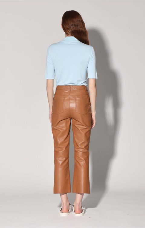 Selma Pant, Camel – Leather