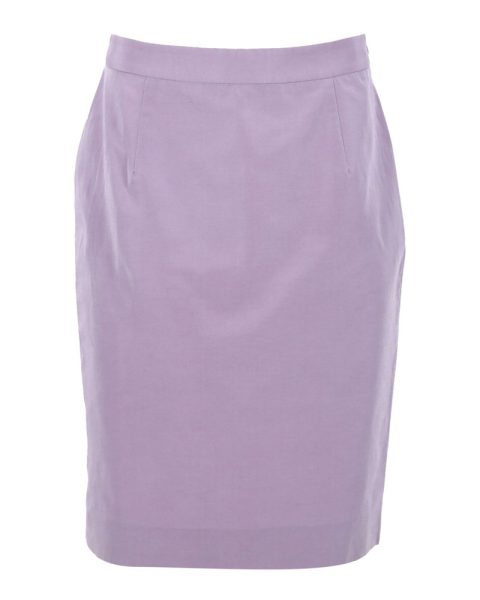 Red Valentino Pencil Skirt in Purple Acetate 7748719050812