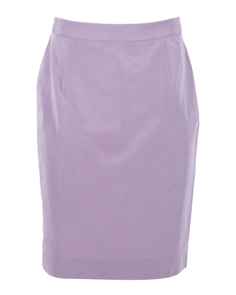 Red Valentino Pencil Skirt in Purple Acetate 7748719050812