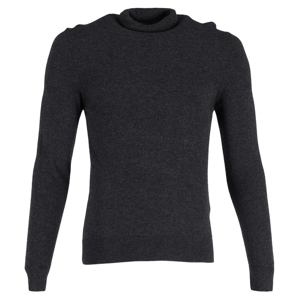 Mr P. Rollneck Sweater in Grey Merino Wool 7748727341116