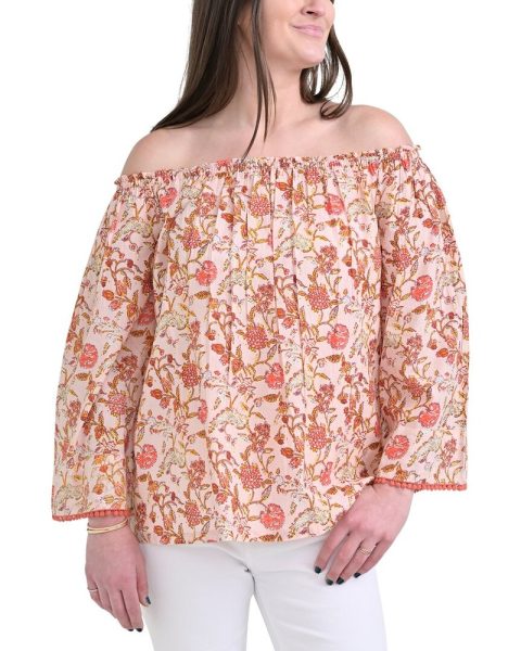 Pomegranate Off The Shoulder Top 7304366653500