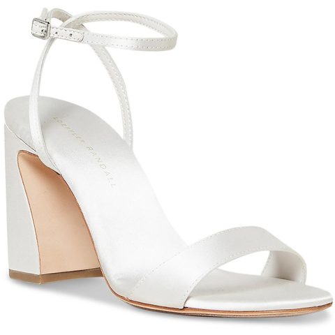 Malia Buckle Satin Heels