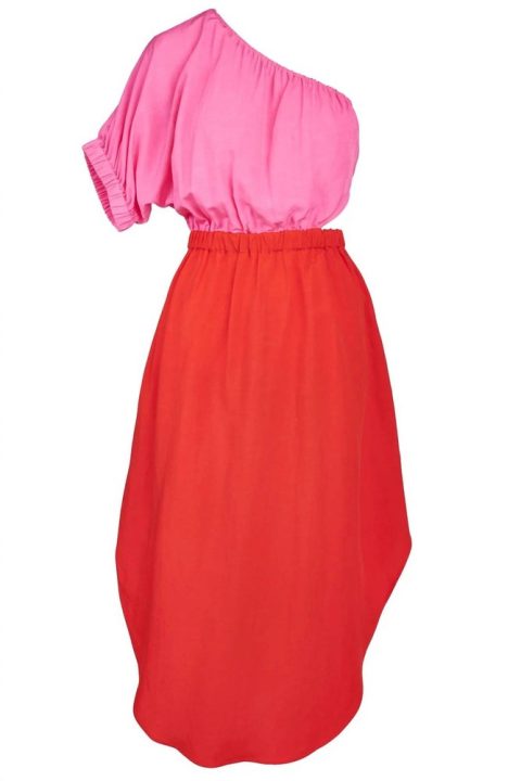 Rio Dress In Bubblegum Cherry