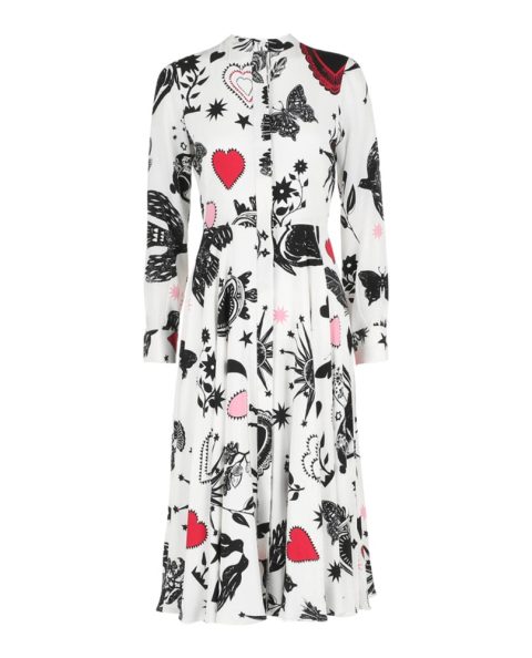 Printed Shirt Dress