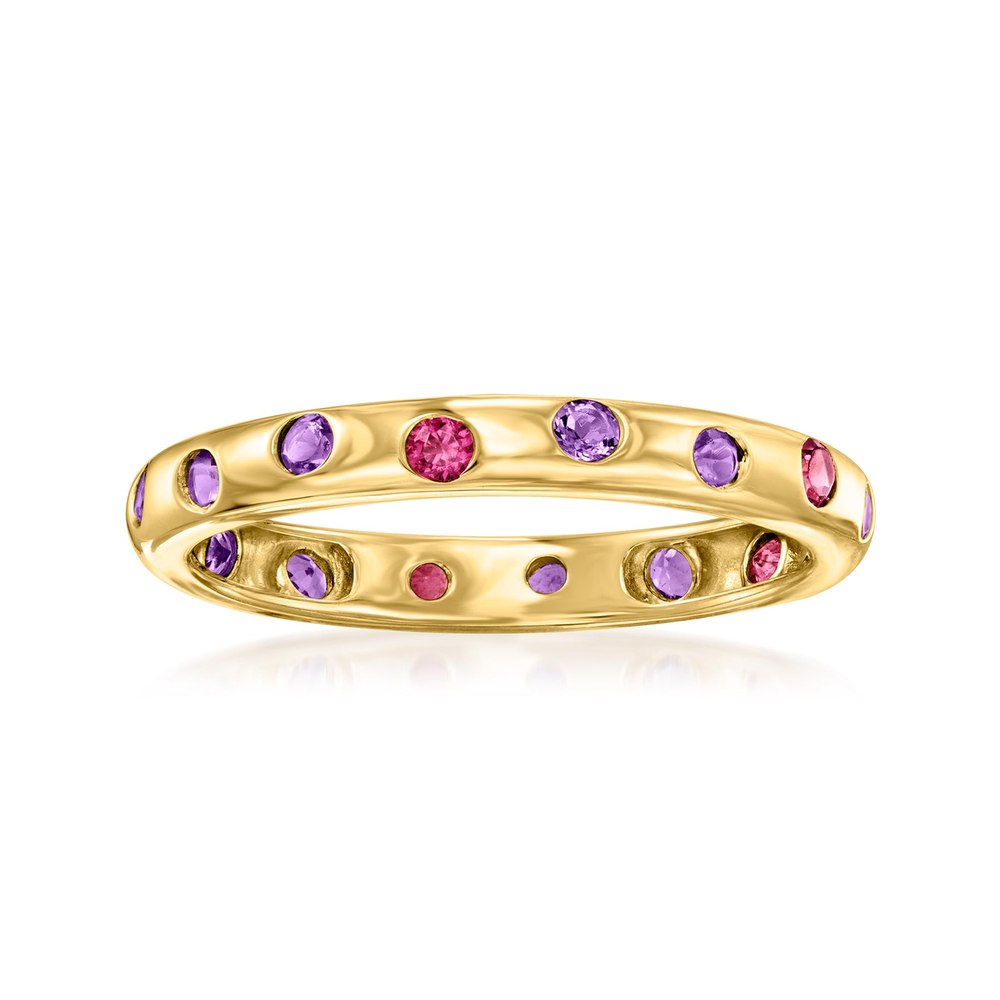 RS Pure by Ross-Simons Multi-Gemstone Ring in 14kt Yellow Gold