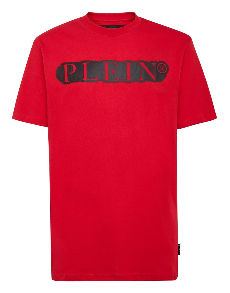 T-shirt Round Neck SS Spray Effect Print Philipp Plein TM