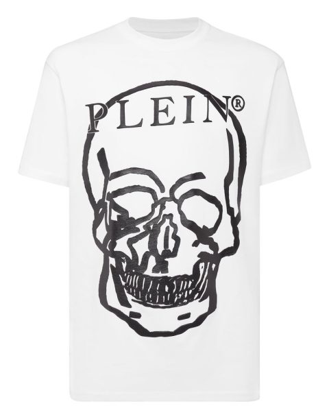Jersey T-shirt Round Neck SS Skull and Plein