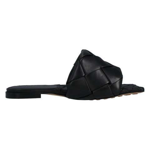 Bottega Veneta Lido Flat Sandal black 7748724555836