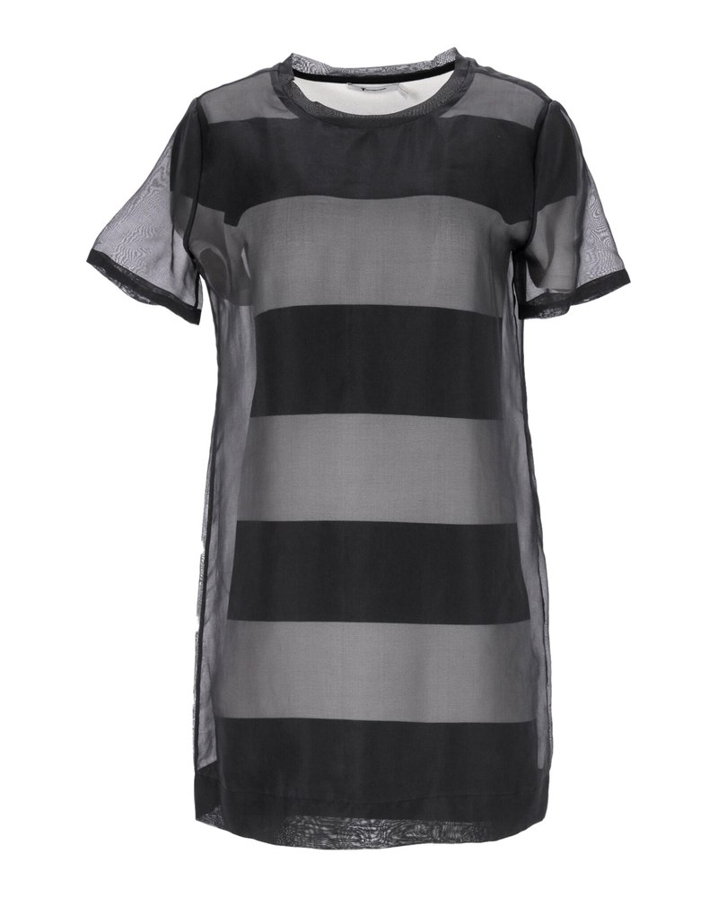 T by Alexander Wang Shift Dress in Black Silk 7748731207740