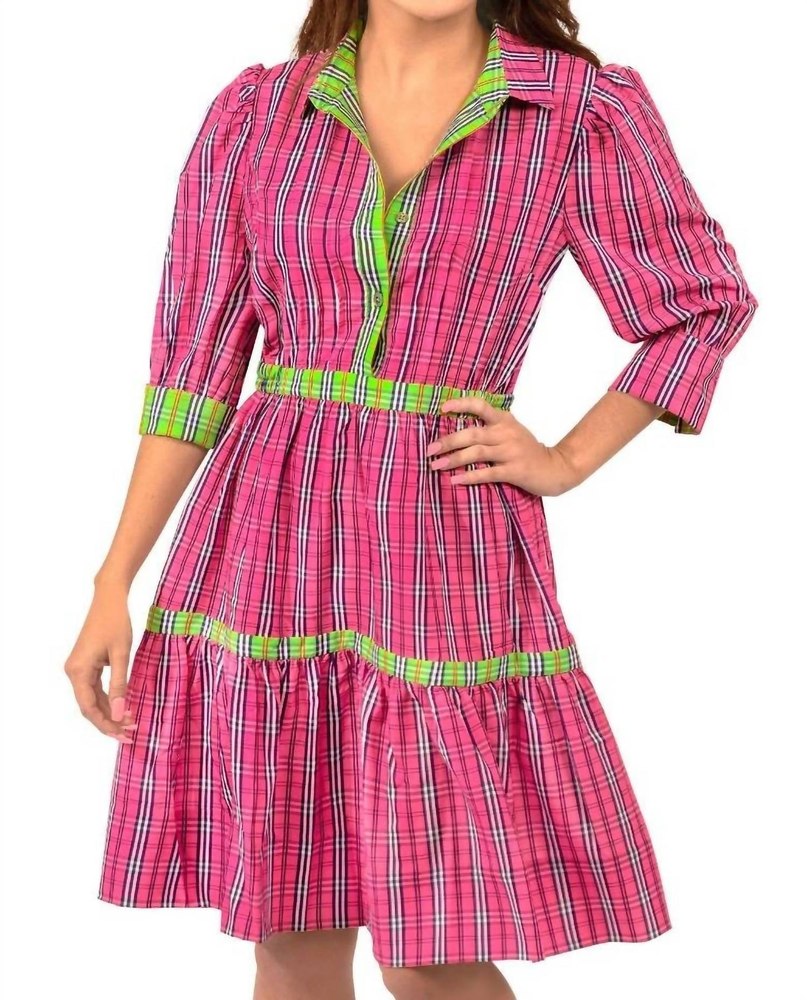 Damsell Dress In Multi Plaid