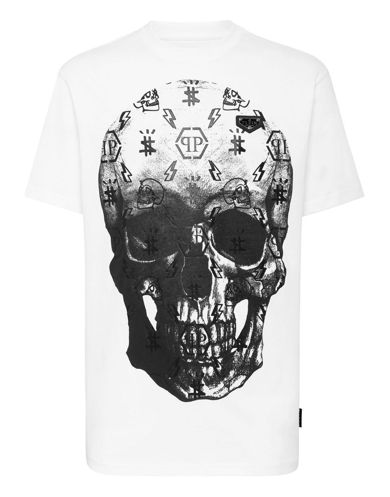 T-shirt Round Neck SS print Skull 7648915357756