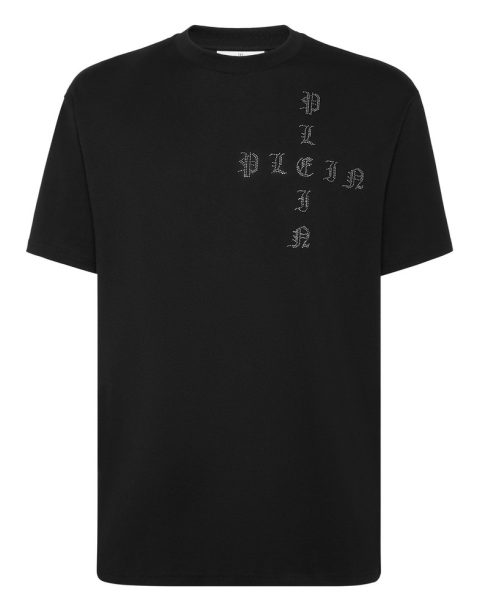 T-shirt Round Neck SS Gothic Plein with Crystals 7648915193916