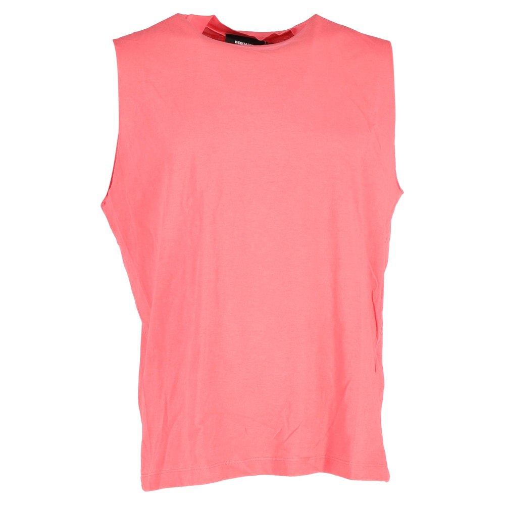 Dsquared2 Tank Top in Pink Cotton 7748742643772